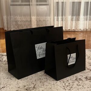 Saks Fifth Avenue Black Gift Bags